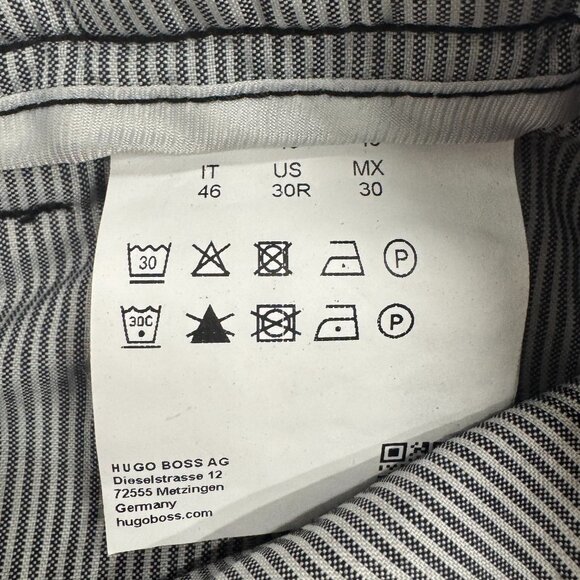 Hugo Boss Men’s Slim Navy Trousers - Picture 7 of 8